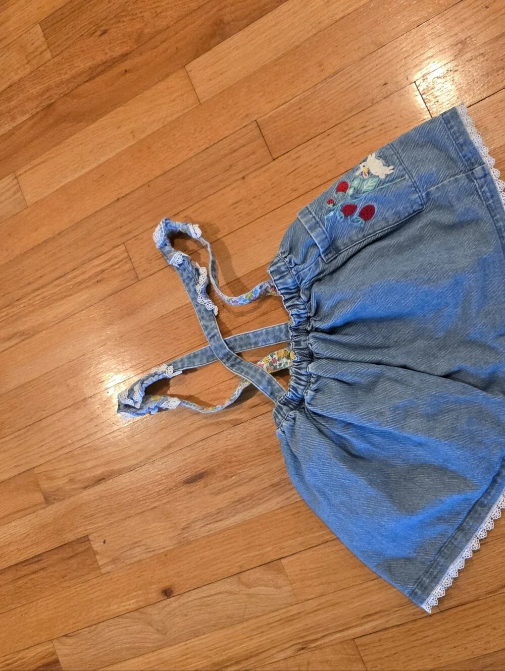 Mini Boden Denim Overall Dress